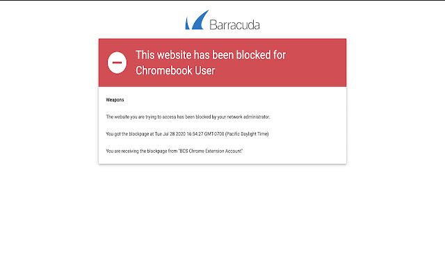 Barracuda Chromebook Security For BCS  from Chrome web store to be run with OffiDocs Chromium online