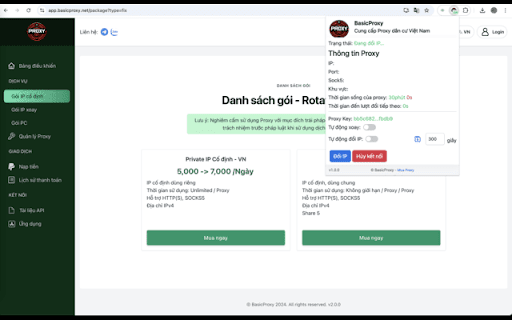 BasicProxy  from Chrome web store to be run with OffiDocs Chromium online