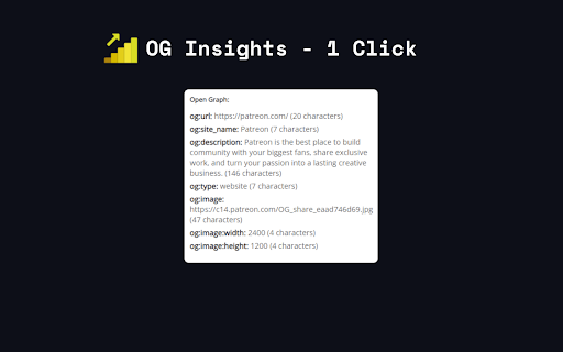 Basic SEO Meta Reader  from Chrome web store to be run with OffiDocs Chromium online