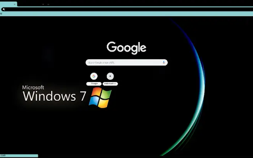 Basic windows 7 theme  from Chrome web store to be run with OffiDocs Chromium online