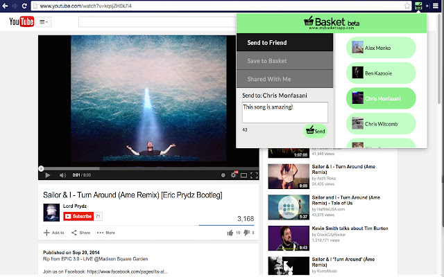 Basket  from Chrome web store to be run with OffiDocs Chromium online