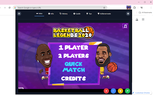 Basketball Legends 2020 for Chrome  from Chrome web store to be run with OffiDocs Chromium online