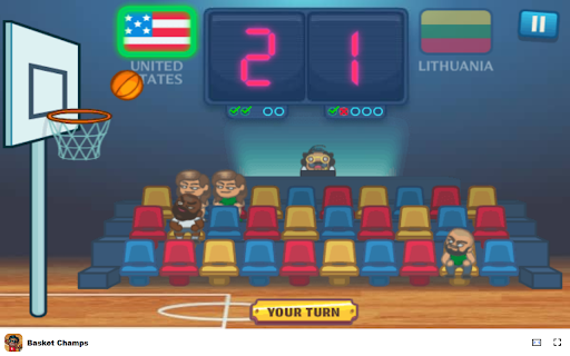 Basket Champs Game Compete in a global basketball tournament!  from Chrome web store to be run with OffiDocs Chromium online