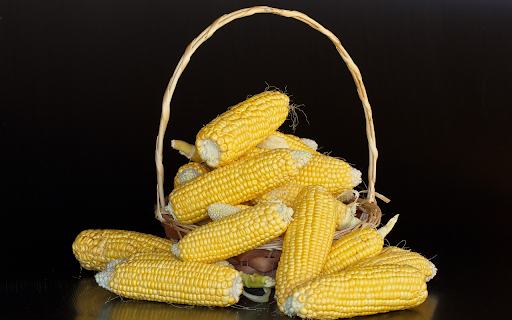 Basket of sweet corn  from Chrome web store to be run with OffiDocs Chromium online