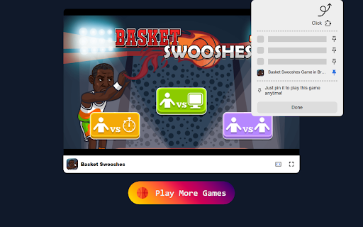 Basket Swooshes Game Enjoy Free, Competitive Basketball Action!  from Chrome web store to be run with OffiDocs Chromium online