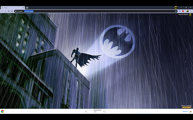 Batman Animated Theme  from Chrome web store to be run with OffiDocs Chromium online