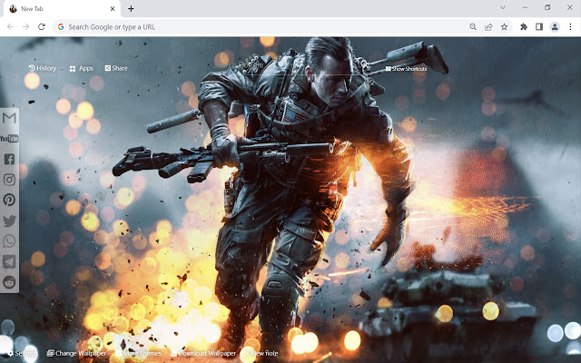Battlefield Wallpaper  from Chrome web store to be run with OffiDocs Chromium online