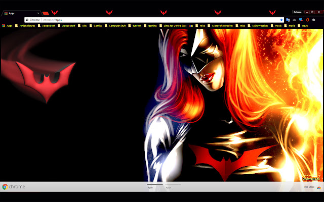 Batwoman 1600 x 900 pikseli ze sklepu internetowego Chrome do uruchomienia z OffiDocs Chromium online