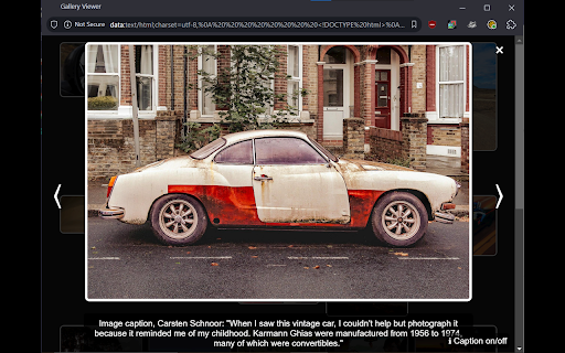 BBC Gallery Viewer  from Chrome web store to be run with OffiDocs Chromium online