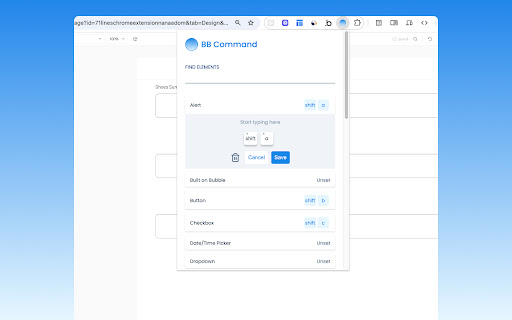 BB Command  from Chrome web store to be run with OffiDocs Chromium online