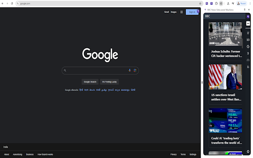 BBC Side panel MeaVana  from Chrome web store to be run with OffiDocs Chromium online