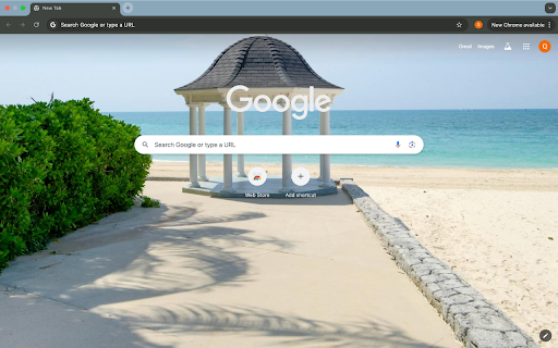 beach and cottage  from Chrome web store to be run with OffiDocs Chromium online
