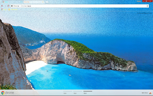 Beach Cliff Greece Horizon Scenic  from Chrome web store to be run with OffiDocs Chromium online