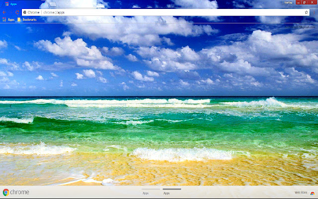 Beach Cloud Horizon Sea  from Chrome web store to be run with OffiDocs Chromium online
