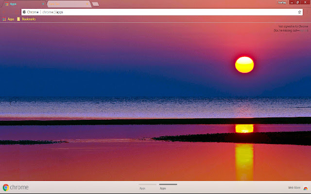 Beach Horizon Reflection Scenic  from Chrome web store to be run with OffiDocs Chromium online