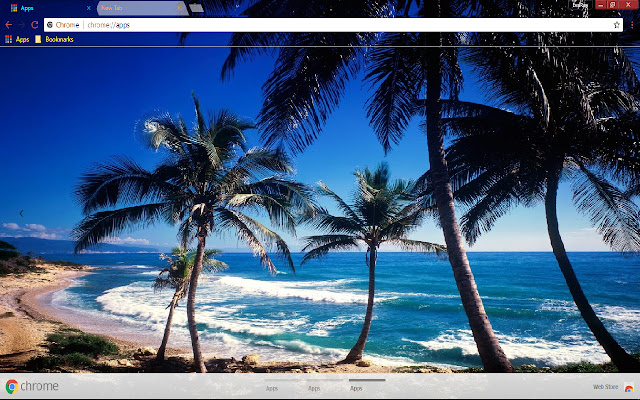 Beach Island Ocean Tree із веб-магазину Chrome, який буде працювати з OffiDocs Chromium онлайн