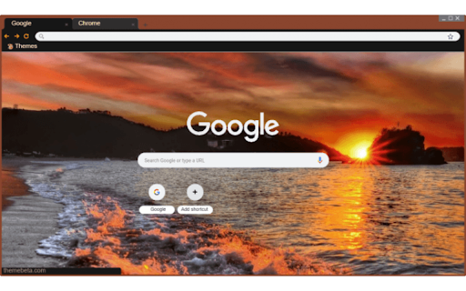 Beach Sunrise  from Chrome web store to be run with OffiDocs Chromium online