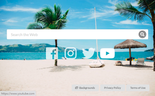 Beach Tab  from Chrome web store to be run with OffiDocs Chromium online