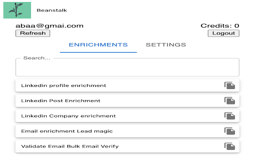 Beanstalk  from Chrome web store to be run with OffiDocs Chromium online