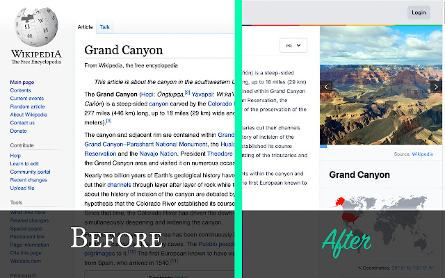Beautifier for Wikipedia™  from Chrome web store to be run with OffiDocs Chromium online