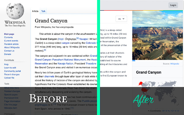 Beautifier pour Wikipedia™ de la boutique en ligne Chrome sera exécuté avec OffiDocs Chromium en ligne