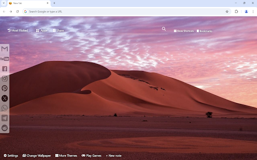 Beautiful Desert Wallpaper  from Chrome web store to be run with OffiDocs Chromium online
