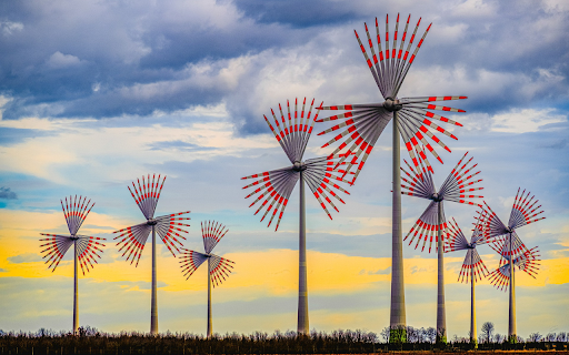 Beautiful giant fans  from Chrome web store to be run with OffiDocs Chromium online