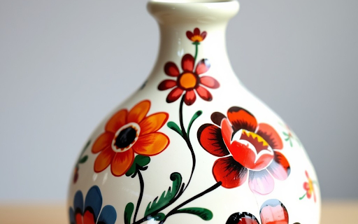 Beautiful glossy vase  from Chrome web store to be run with OffiDocs Chromium online