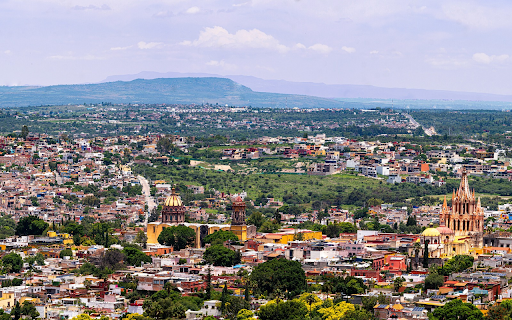 Beautiful green city  from Chrome web store to be run with OffiDocs Chromium online