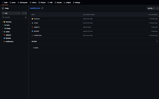 Beautiful Icons  from Chrome web store to be run with OffiDocs Chromium online