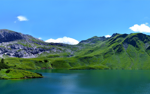 Beautiful lake  from Chrome web store to be run with OffiDocs Chromium online