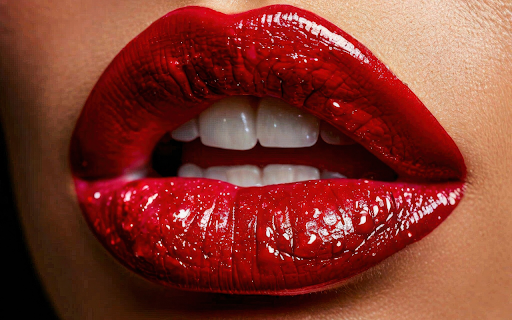 Beautiful lips  from Chrome web store to be run with OffiDocs Chromium online