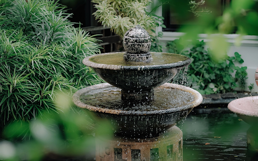 Beautiful little fountain  from Chrome web store to be run with OffiDocs Chromium online
