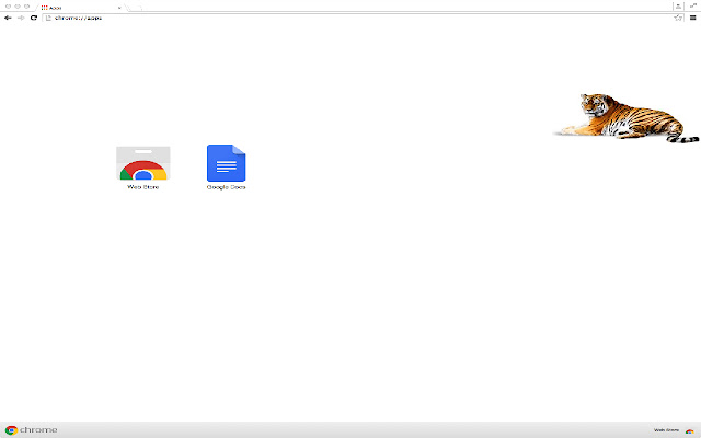 Beautiful Tiger Theme  from Chrome web store to be run with OffiDocs Chromium online