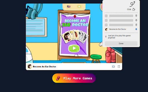 Become an Ear Doctor Game Master the Art of Ear Care!  from Chrome web store to be run with OffiDocs Chromium online