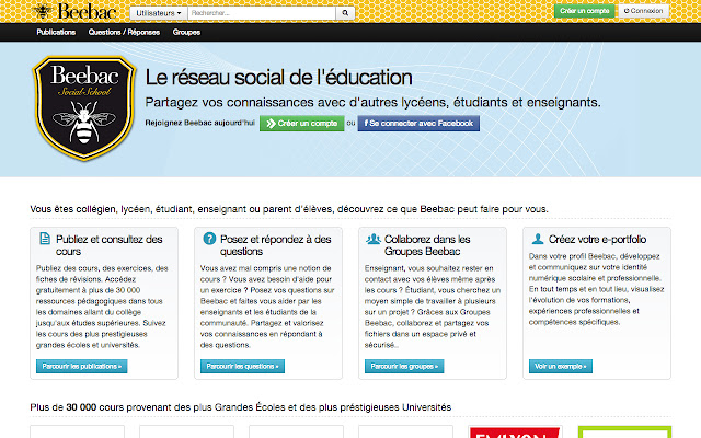 Beebac  from Chrome web store to be run with OffiDocs Chromium online
