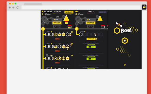 Bee Factory  from Chrome web store to be run with OffiDocs Chromium online