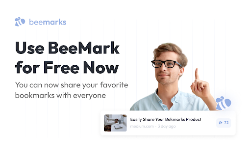 Beemarks Extension  from Chrome web store to be run with OffiDocs Chromium online