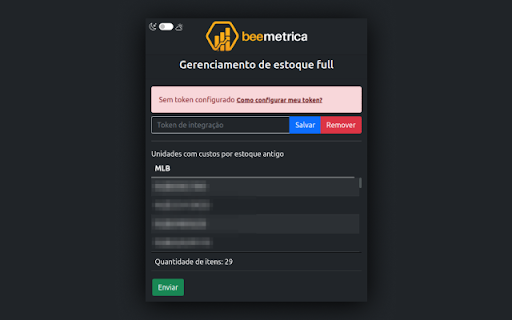 BeeMétrica  from Chrome web store to be run with OffiDocs Chromium online
