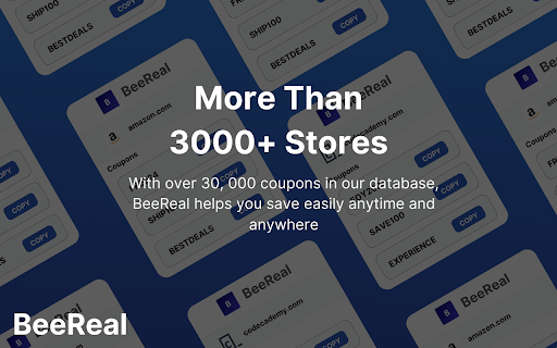 BeeReal  from Chrome web store to be run with OffiDocs Chromium online