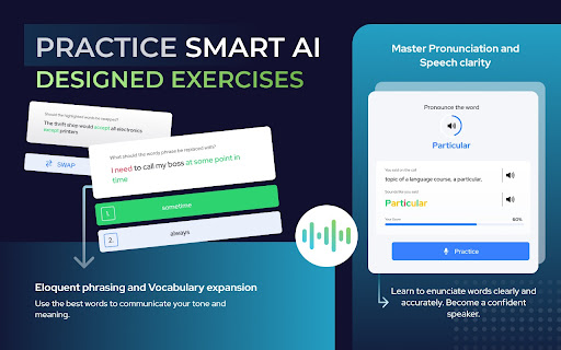 Befluent Business English AI tutor for professionals  from Chrome web store to be run with OffiDocs Chromium online