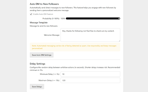 BeFoxSleep: Smart Unfollow Instagram Accounts  from Chrome web store to be run with OffiDocs Chromium online