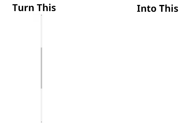 Begone Scrollbar  from Chrome web store to be run with OffiDocs Chromium online