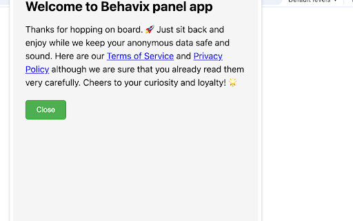 Behavix  from Chrome web store to be run with OffiDocs Chromium online