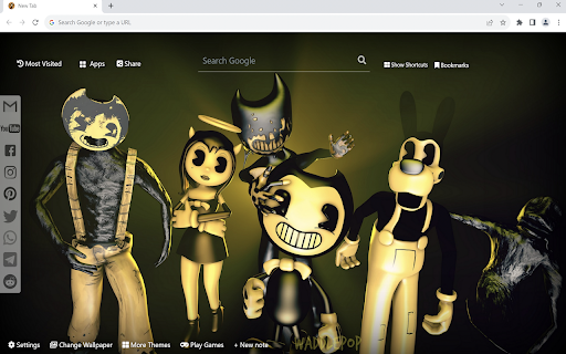 Bendy and the Ink Machine Wallpaper  from Chrome web store to be run with OffiDocs Chromium online