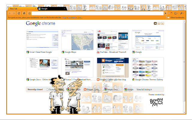 Benny Mice mula sa Chrome web store na tatakbo sa OffiDocs Chromium online