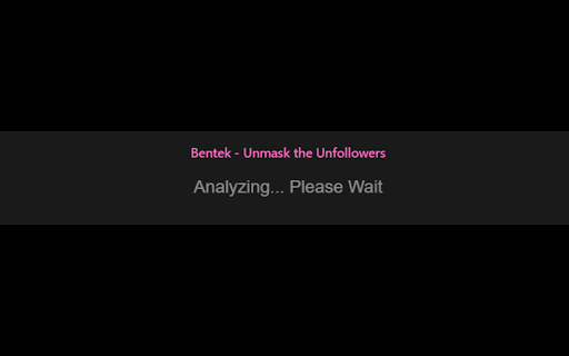 Bentek Unmask the Unfollowers  from Chrome web store to be run with OffiDocs Chromium online