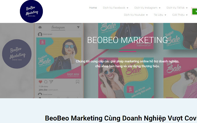 Beobeomarketing.com  from Chrome web store to be run with OffiDocs Chromium online