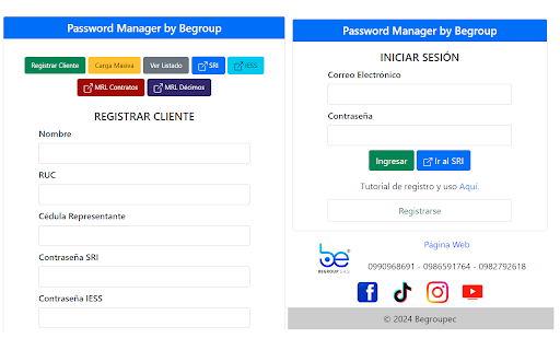 Be Password Plus Begroup  from Chrome web store to be run with OffiDocs Chromium online