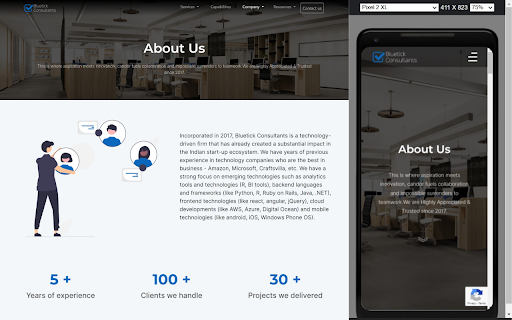 Be Responsive  from Chrome web store to be run with OffiDocs Chromium online